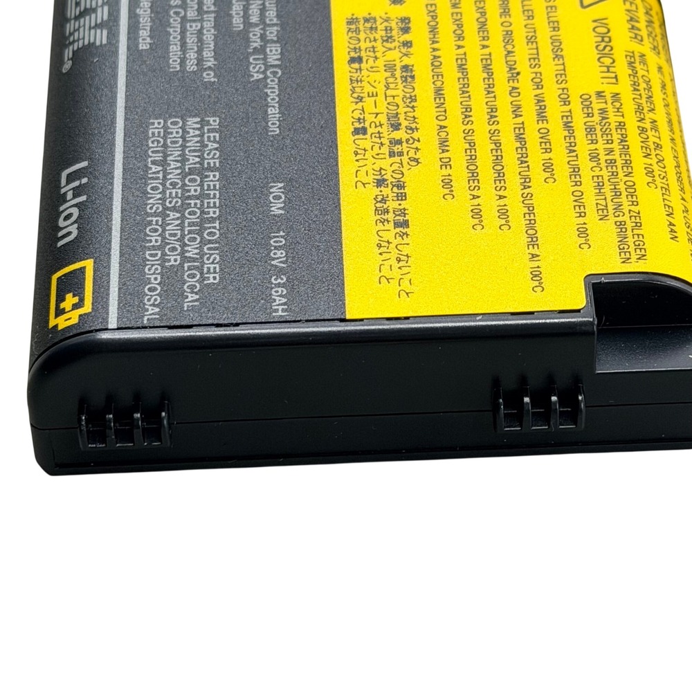 IBM ThinkPad Battery Li-Ion 10.8V 3.6AH FRU 02K6627 ASM 02K6621 Vintage Japan